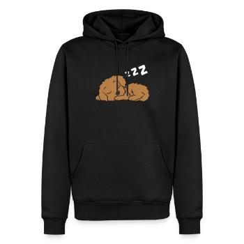 Cockapoo Pyjama Cute Cockapoo Hund Schlafen - Männer Premium Bio Hoodie - Schwarz - Vorne - Nico (187cm)