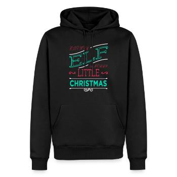 christmas vacation beach cute fairy tail - Männer Premium Bio Hoodie - Schwarz - Vorne - Nico (187cm)