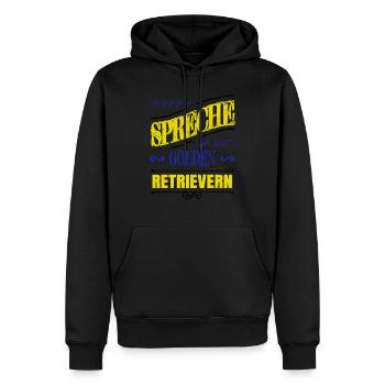 bday geburtstagsgeschenk chihuahua tier - Männer Premium Bio Hoodie - Schwarz - Vorne - Nico (187cm)