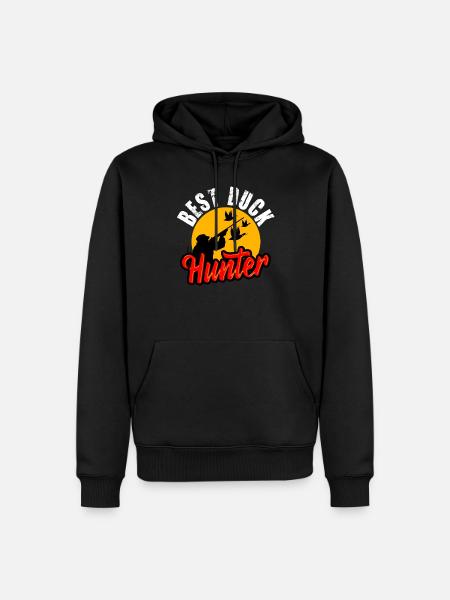 Best Duck Hunter - Men’s Premium Organic Hoodie - black