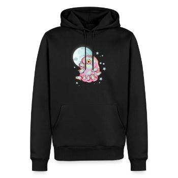 Tardigrade In Space - Men’s Premium Organic Hoodie - black - Front - Nico (187cm)