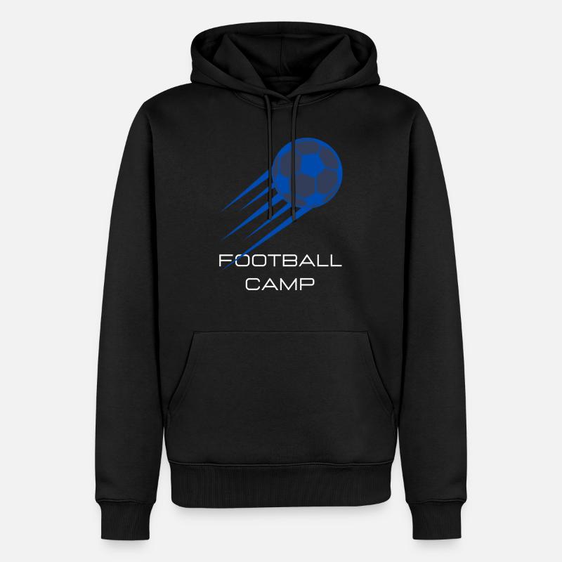 Fußballcamp - Männer Premium Bio Hoodie - Schwarz