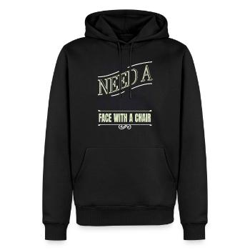 statement humor gift gift idea geek - Männer Premium Bio Hoodie - Schwarz - Vorne - Nico (187cm)