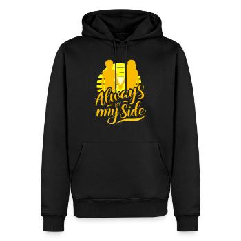 Vacation early summer late summer summer holiday holiday sea - Men’s Premium Organic Hoodie - black - Front - Nico (187cm)