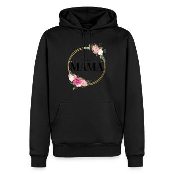 Beste Mama - Männer Premium Bio Hoodie - Schwarz - Vorne - Nico (187cm)