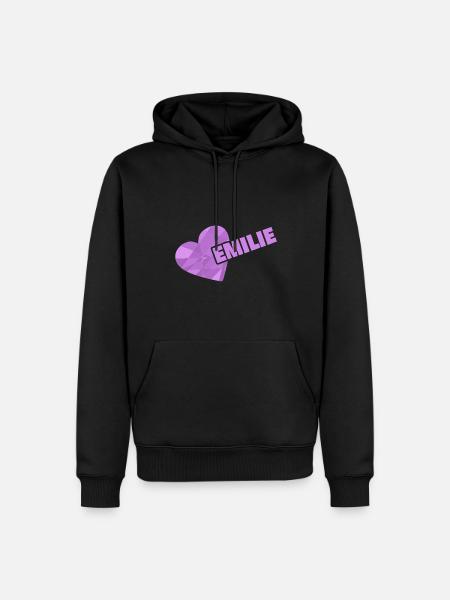 Gift for Emilie - Men’s Premium Organic Hoodie - black
