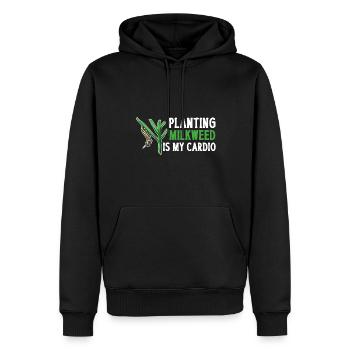 Monarchfalter Amerikanischer Monarch Schmetterling - Männer Premium Bio Hoodie - Schwarz - Vorne - Nico (187cm)