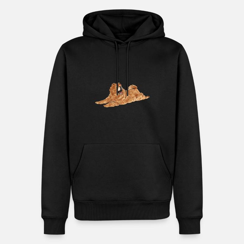 Chow Chow Chien - Sweat à capuche Premium bio Homme - noir