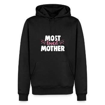 Muttertag Mama Geliebteste Mutter - Männer Premium Bio Hoodie - Schwarz - Vorne - Nico (187cm)