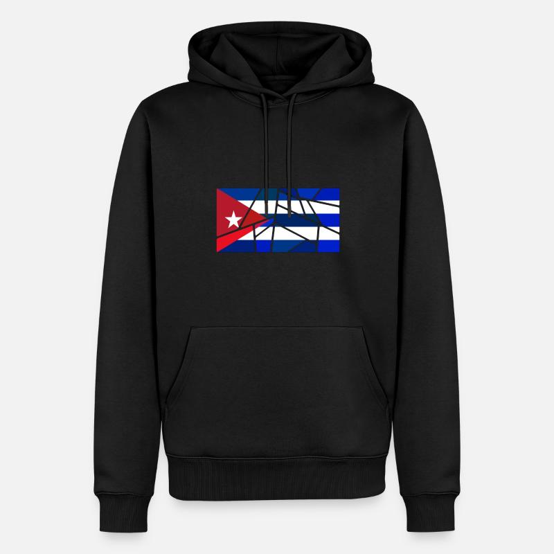 Cuba Cuba - Sweat à capuche Premium bio Homme - noir