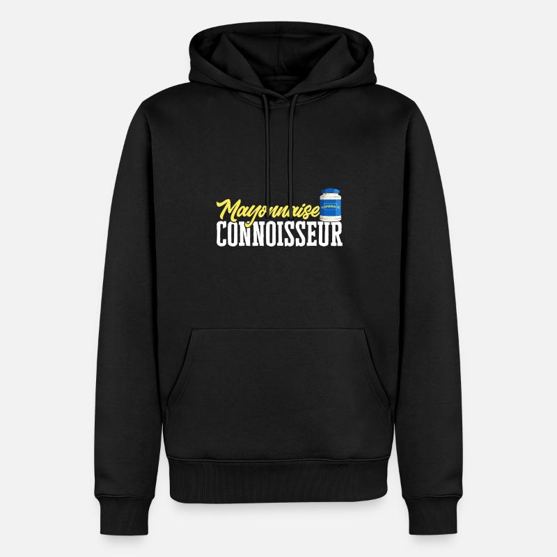 Mayonnaise - Sweat à capuche Premium bio Homme - noir