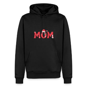 Cadeaux de Noël Noël - Sweat à capuche Premium bio Homme - noir - Devant - Nico (187cm)