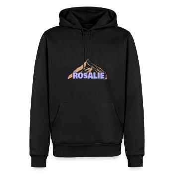 Lustig für Rosalie Geschenkidee Spaß - Männer Premium Bio Hoodie - Schwarz - Vorne - Nico (187cm)