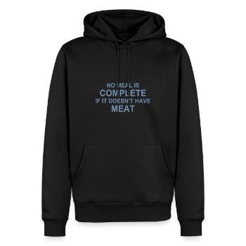 Fleischliebhaber BBQ Kochkunst Grillparty - Männer Premium Bio Hoodie - Schwarz - Vorne - Nico (187cm)
