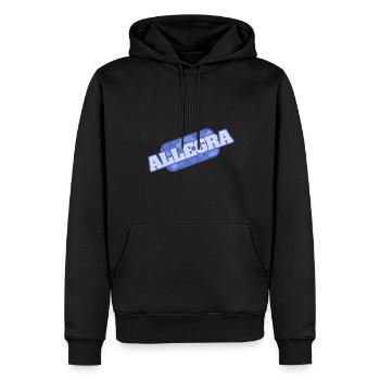 Gesundheit Allegra - Männer Premium Bio Hoodie - Schwarz - Vorne - Nico (187cm)