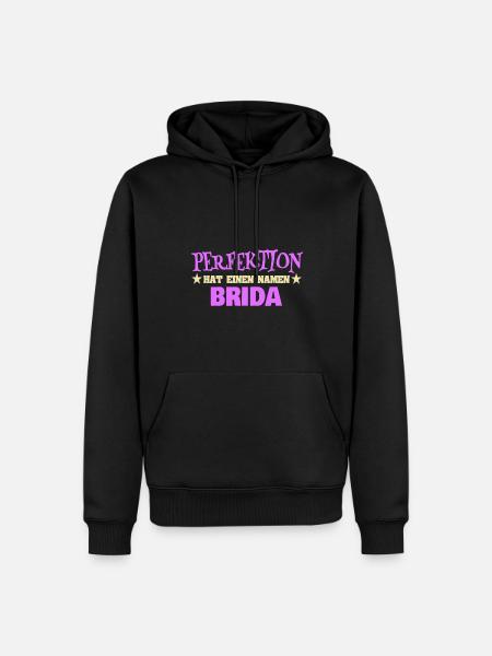 Geschenk für Brida - Männer Premium Bio Hoodie - Schwarz