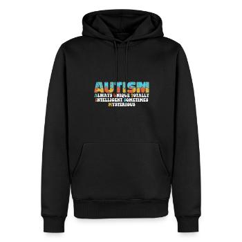 Puzzle du mois de sensibilisation à l’autisme toujours unique et - Sweat à capuche Premium bio Homme - noir - Devant - Nico (187cm)