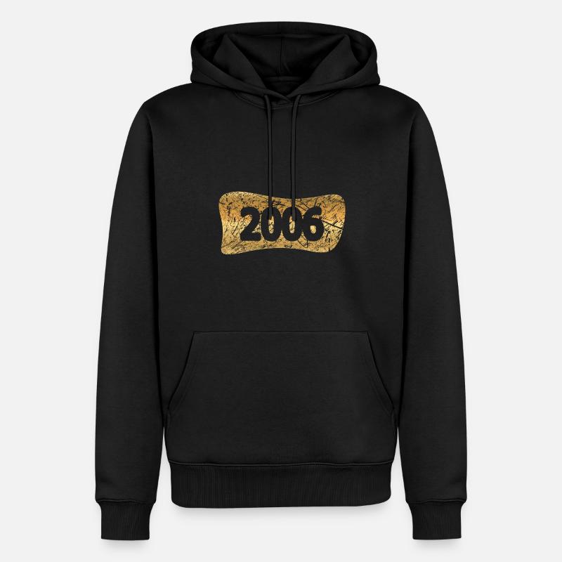 2006 - Männer Premium Bio Hoodie - Schwarz