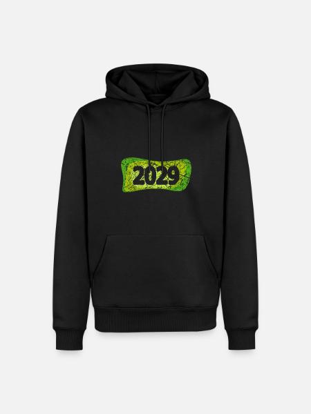 2029 - Men’s Premium Organic Hoodie - black