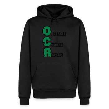OCR - Obstacle Course Running Running Gift - Sweat à capuche Premium bio Homme - noir - Devant - Nico (187cm)