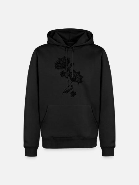 Two flowers - Men’s Premium Organic Hoodie -