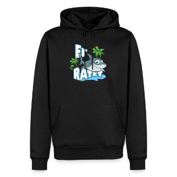 Er Hai Ratet - Er heiratet Junggesellenabschied - Männer Premium Bio Hoodie - Schwarz - Vorne - Nico (187cm)