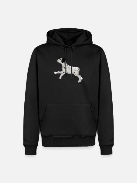 Dog Dalmatian puppy - Men’s Premium Organic Hoodie - black