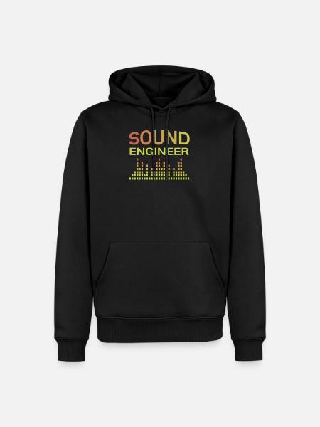 Sound engineer sound engineer - Men’s Premium Organic Hoodie - black
