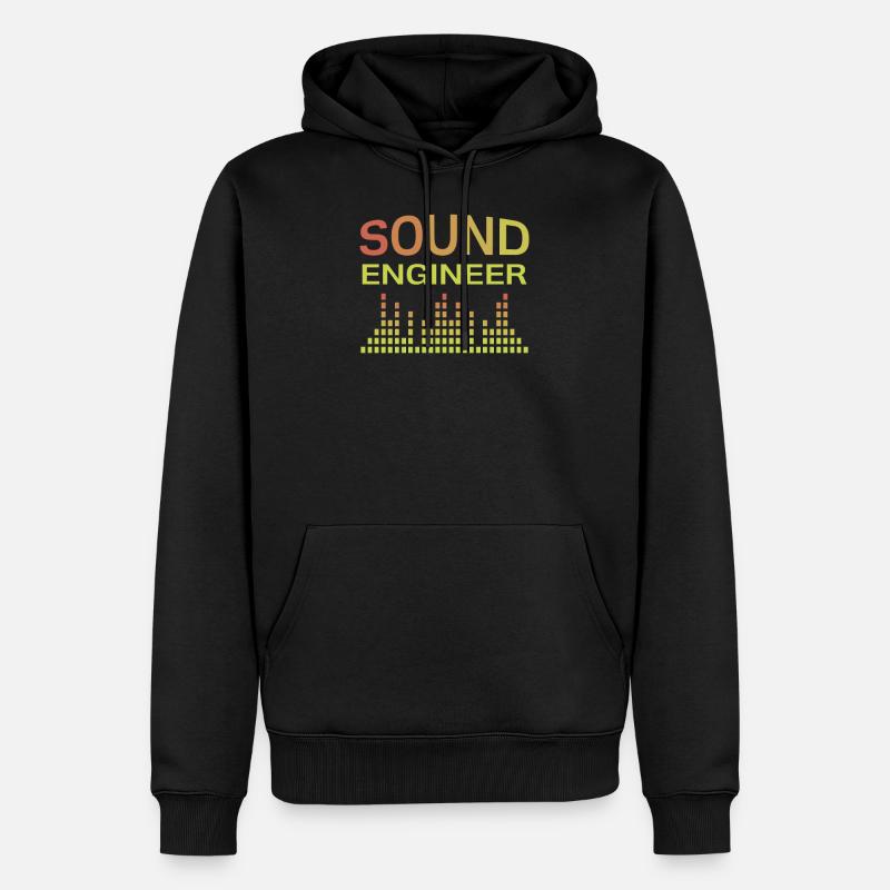 Sound Engineer Tontechniker - Männer Premium Bio Hoodie - Schwarz