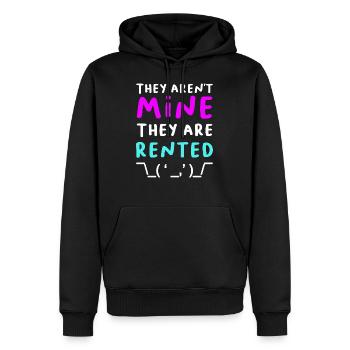 Cadeau pour la nounou - Sweat à capuche Premium bio Homme - noir - Devant - Nico (187cm)