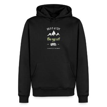 Bergfest feste bei der häfte feiern - Männer Premium Bio Hoodie - Schwarz - Vorne - Nico (187cm)