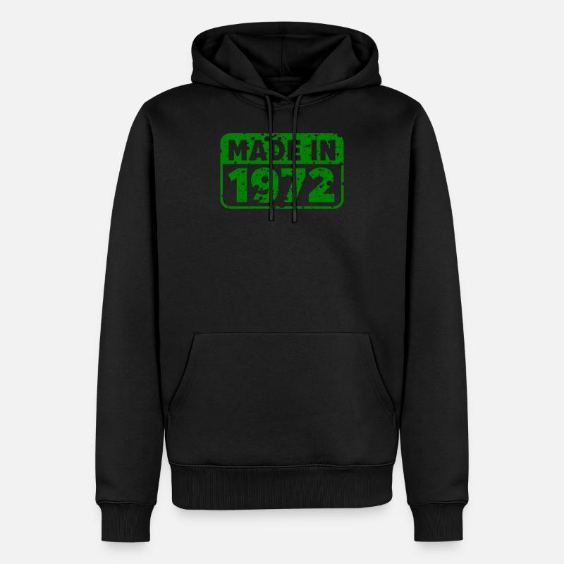 Made in 1972 b - Sweat à capuche Premium bio Homme - undefined