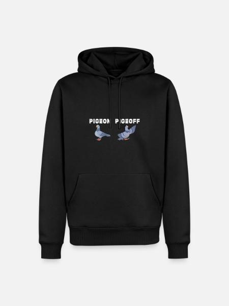 Fun gift for pigeon lovers - Men’s Premium Organic Hoodie - black