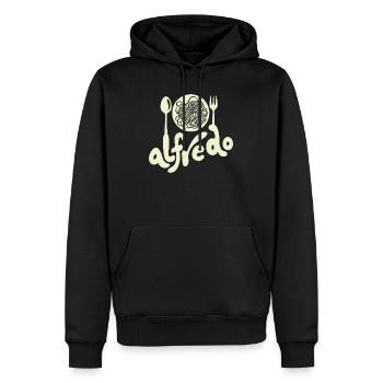 The Only Alfredo- You Need - Men’s Premium Organic Hoodie - black - Front - Nico (187cm)