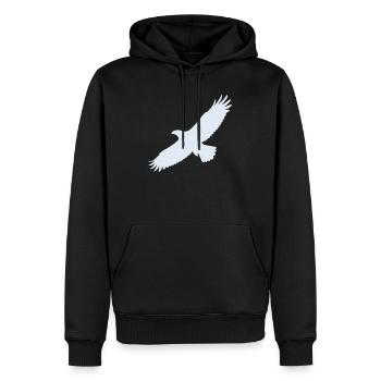 Aigle - Sweat à capuche Premium bio Homme - noir - Devant - Nico (187cm)