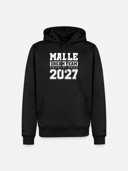 MALLE DREAM TEAM 2027 - Men’s Premium Organic Hoodie - black