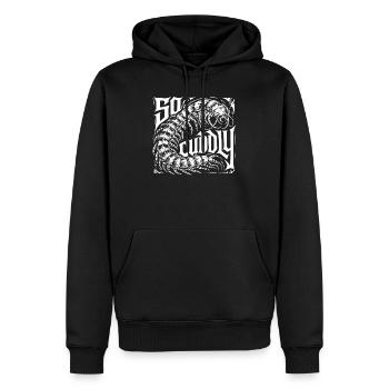 Conception Scolopender - Sweat à capuche Premium bio Homme - noir - Devant - Nico (187cm)