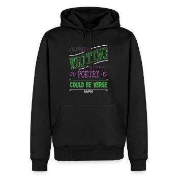 readers books and cats birthday present joke book - Men’s Premium Organic Hoodie - black - Front - Nico (187cm)