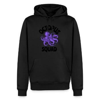octopus squad - Men’s Premium Organic Hoodie - black - Front - Nico (187cm)