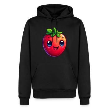 Chili - Männer Premium Bio Hoodie - Schwarz - Vorne - Nico (187cm)