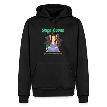 Yoga Meditation Lover Zen Focus Spiritual Buddhism - Männer Premium Bio Hoodie - Schwarz - Vorne - Nico (187cm)