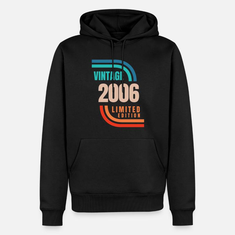 Édition limitée Millésime 2006 - Sweat à capuche Premium bio Homme - noir