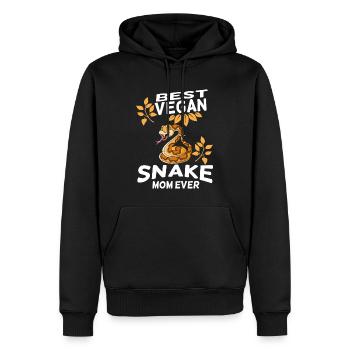 Schlangen Liebhaber | Schlange Reptilien Geschenke - Männer Premium Bio Hoodie - Schwarz - Vorne - Nico (187cm)
