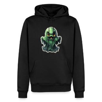 Ghost Lover Cartoon Style Halloween Ghost Spooky - Männer Premium Bio Hoodie - Schwarz - Vorne - Nico (187cm)
