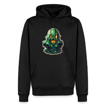 Ghost Lover Cartoon Style Halloween Ghost Spooky - Männer Premium Bio Hoodie - Schwarz - Vorne - Nico (187cm)