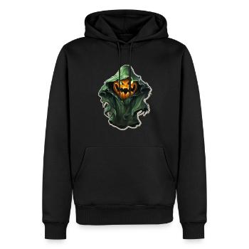 Ghost Lover Cartoon Style Halloween Ghost Spooky - Männer Premium Bio Hoodie - Schwarz - Vorne - Nico (187cm)
