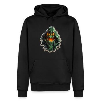 Ghost Lover Cartoon Style Halloween Ghost Spooky - Männer Premium Bio Hoodie - Schwarz - Vorne - Nico (187cm)