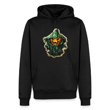 Ghost Lover Cartoon Style Halloween Ghost Spooky - Männer Premium Bio Hoodie - Schwarz - Vorne - Nico (187cm)