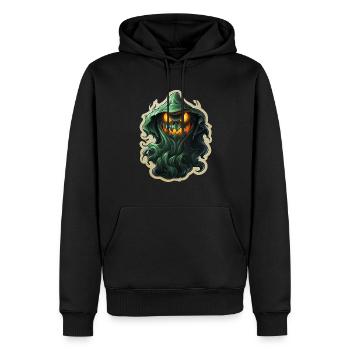 Ghost Lover Cartoon Style Halloween Ghost Spooky - Männer Premium Bio Hoodie - Schwarz - Vorne - Nico (187cm)