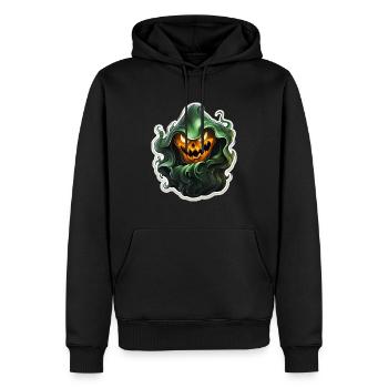 Ghost Lover Cartoon Style Halloween Ghost Spooky - Männer Premium Bio Hoodie - Schwarz - Vorne - Nico (187cm)